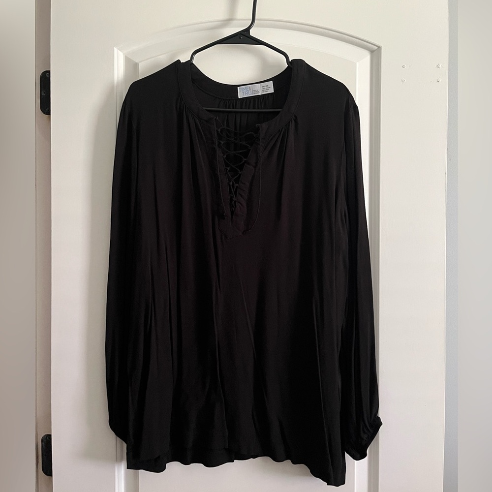 Time and Tru Relaxed Peasant Blouse